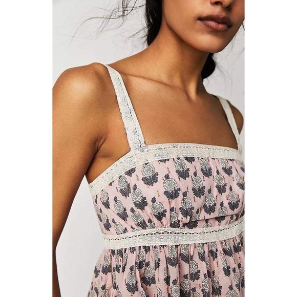 Free People Blossom Babydoll Tank Size M - Picture 3 of 9